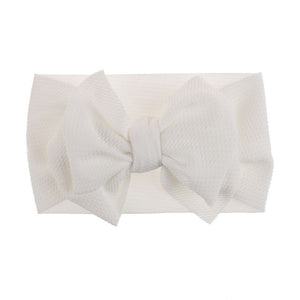 Open image in slideshow, Fit All Baby Large Bow Girls Headband Big Bowknot Headwrap Kids Bow for Hair Cotton Wide Head Turban Infant Newborn Headbands
